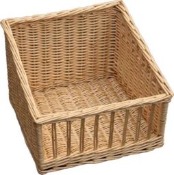 Red Hamper Provence Wicker Kitchen Basket in White - thumbnail 3