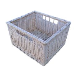 Red Hamper Provence Wicker Kitchen Basket in White - thumbnail 2