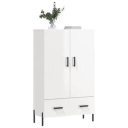 Berkfield Home Highboard High Gloss White 69.5x31x115 cm Engineered Wood - thumbnail 1