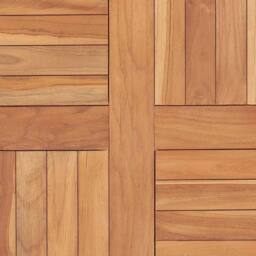 Berkfield Home Table Top Solid Teak Wood 60x60x2.5 cm in Brown - thumbnail 6