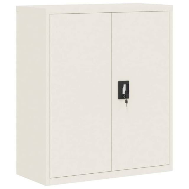 Berkfield Home File Cabinet White 90x40x105 cm Steel - Size: 90 x 40 x 105 cm - image 1
