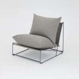 Home Detail Marina Steel 3 Seater Garden Chair in Grey - thumbnail 4