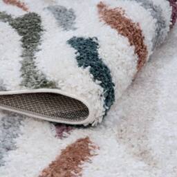 THE RUGS Moodi Abstract Design Shaggy Soft High Pile Living Room Rug & Runner - Size: 120 cm x 170 cm - thumbnail 4