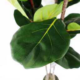 Leaf 180cm Premium Artificial Fiddle Fig Tree in Green - thumbnail 2