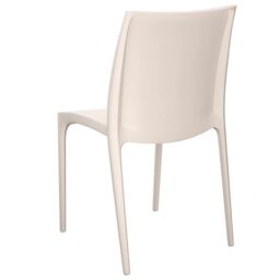 Berkfield Home Garden Chairs 2 pcs Cream 50x46x80 cm Polypropylene in Beige - Size: 50 x 46 x 80 cm - thumbnail 6