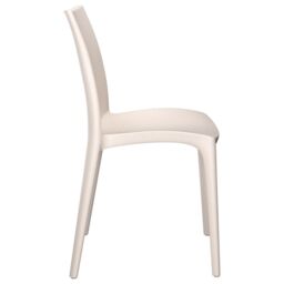 Berkfield Home Garden Chairs 2 pcs Cream 50x46x80 cm Polypropylene in Beige - Size: 50 x 46 x 80 cm - thumbnail 5