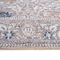 Kukoon Grey Distressed Extra Long Hallway Runner Rug Washable & Non-Slip Carpet - Size: 80 cm x 300 cm - thumbnail 3
