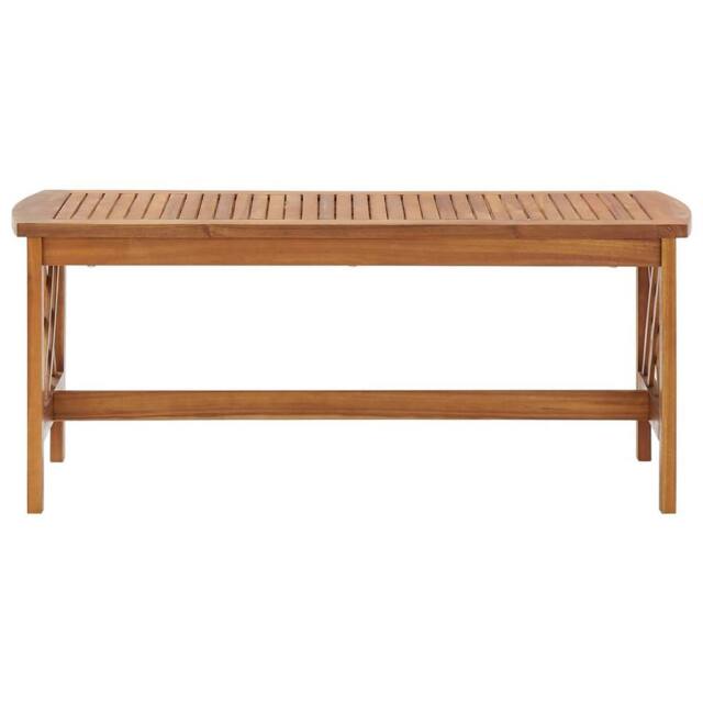 Berkfield Home Coffee Table 102x50x43 cm Solid Acacia Wood in Brown - Size: 102 x 50 x 43 cm - image 1