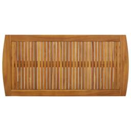 Berkfield Home Coffee Table 102x50x43 cm Solid Acacia Wood in Brown - Size: 102 x 50 x 43 cm - thumbnail 4