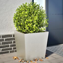 Berkfield Home Garden Planters 50x50x50 cm 2 pcs Stainless Steel in Black - Size: 50 x 50 x 50 cm - thumbnail 1