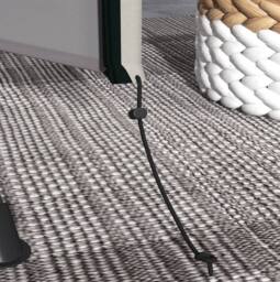 STILVORA Swing Chair Cover 177 cm with Zipped Front in Grey - thumbnail 9
