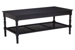 Orsina Heritage Traditional Coffee Table in Black - thumbnail 2