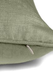 Fusion 'Strata' Luxe Velvet Filled Cushion in Green - Size: 43 cm x 43 cm - thumbnail 2