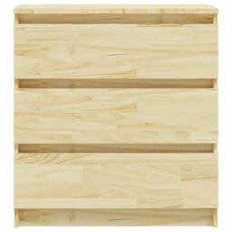 Berkfield Home Durable Bedside Cabinets 2 pcs 60x36x64 cm Solid Pinewood in Natural - Size: 60 x 36 x 64 cm - thumbnail 6