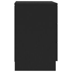 Berkfield Home Bedside Cabinets 2 pcs Black 38x35x56 cm Engineered Wood - Size: 38 x 35 x 56 cm - thumbnail 6