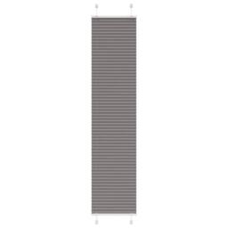 Berkfield Home Pleated Blind Anthracite 45x200 cm Fabric Width 44.4 cm Polyester in Dark Grey