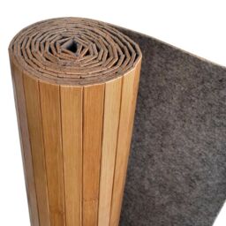 Berkfield Home Room Divider Bamboo Natural 250x165 cm in Brown - thumbnail 3