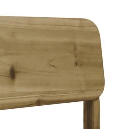 Berkfield Home Garden Chairs 2 pcs 60x52.5x72 cm Impregnated Wood Pine in Brown - thumbnail 8