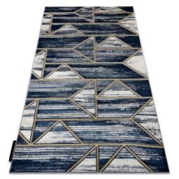 RugsX De Luxe Rug in Blue - Size: 140 cm x 190 cm