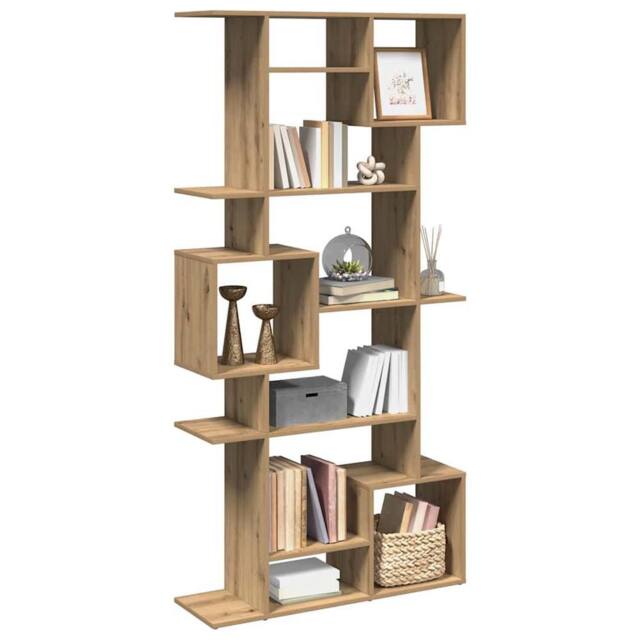 Berkfield Home Classic Book Cabinet Artisian Oak 92x29x188 cm Engineered Wood in Brown - Size: 92 x 29 x 188 cm - image 1