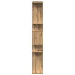 Berkfield Home Classic Book Cabinet Artisian Oak 92x29x188 cm Engineered Wood in Brown - Size: 92 x 29 x 188 cm - thumbnail 5