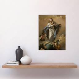 "Artery8 Giovanni Battista Tiepolo Immaculate Conception of Mary Wall Art Print - Size: W12"" x H16""" - thumbnail 4