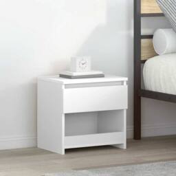 Berkfield Home Bedside Cabinets 2 pcs High Gloss White 40x30x39 cm Engineered Wood - Size: 40 x 30 x 39 cm - thumbnail 2