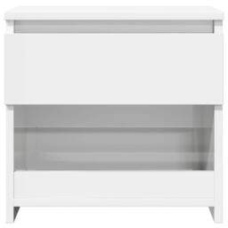 Berkfield Home Bedside Cabinets 2 pcs High Gloss White 40x30x39 cm Engineered Wood - Size: 40 x 30 x 39 cm - thumbnail 6