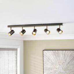 Pagazzi Hereford Matte Pewter 5-Spot Bar in Grey - thumbnail 1