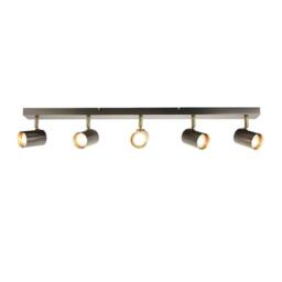 Pagazzi Hereford Matte Pewter 5-Spot Bar in Grey - thumbnail 7