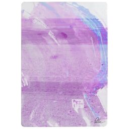 Benjamin Tate Design Pink Pony Ride Rug in Natural - Size: Large - thumbnail 1