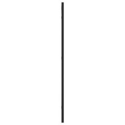 Berkfield Home Wall Mirror Black 40x80 cm Rectangle Iron - thumbnail 4