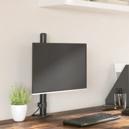 Berkfield Home Monitor Mount Black Steel VESA 75/100 mm