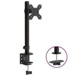 Berkfield Home Monitor Mount Black Steel VESA 75/100 mm - thumbnail 2
