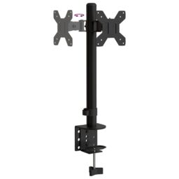 Berkfield Home Monitor Mount Black Steel VESA 75/100 mm - thumbnail 7