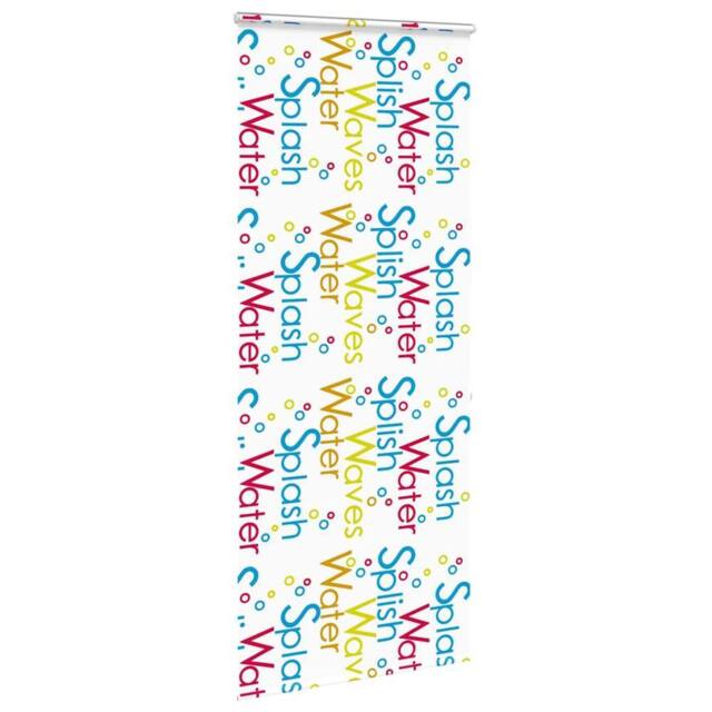 Berkfield Home Shower Roller Blind with Cassette 100x240 cm Fabric Width 96 cm in White - image 1