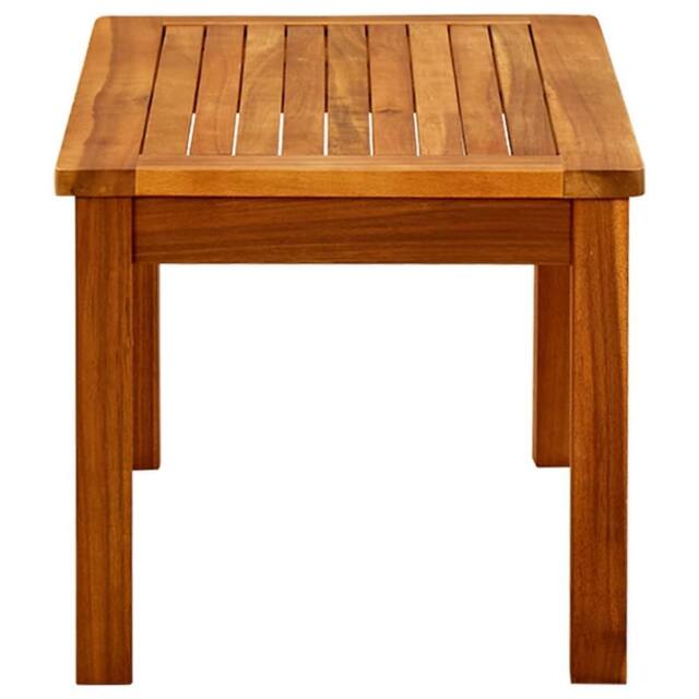 Berkfield Home Decorative Garden Coffee Table 70x40x36 cm Solid Acacia Wood in Brown - Size: 70 x 40 x 36 cm - image 1