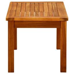 Berkfield Home Decorative Garden Coffee Table 70x40x36 cm Solid Acacia Wood in Brown - Size: 70 x 40 x 36 cm - thumbnail 1