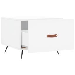 Berkfield Home Coffee Tables 2 pcs White 50x50x40 cm Engineered Wood - Size: 50 x 50 x 40 cm - thumbnail 7