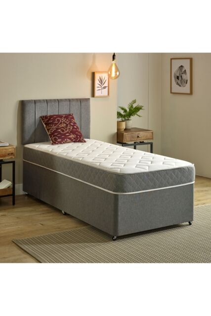 Starlight Beds Essentials Jump n Tac Hybrid Mattress 7.5 Inch Deep Soft Feel in White - Size: Double - image 1