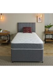 Starlight Beds Essentials Jump n Tac Hybrid Mattress 7.5 Inch Deep Soft Feel in White - Size: Double - thumbnail 2