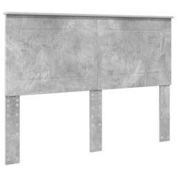 Berkfield Home Bed Frame with Headboard Concerte 140 x 190 cm Solid Pine Wood in Grey - thumbnail 6