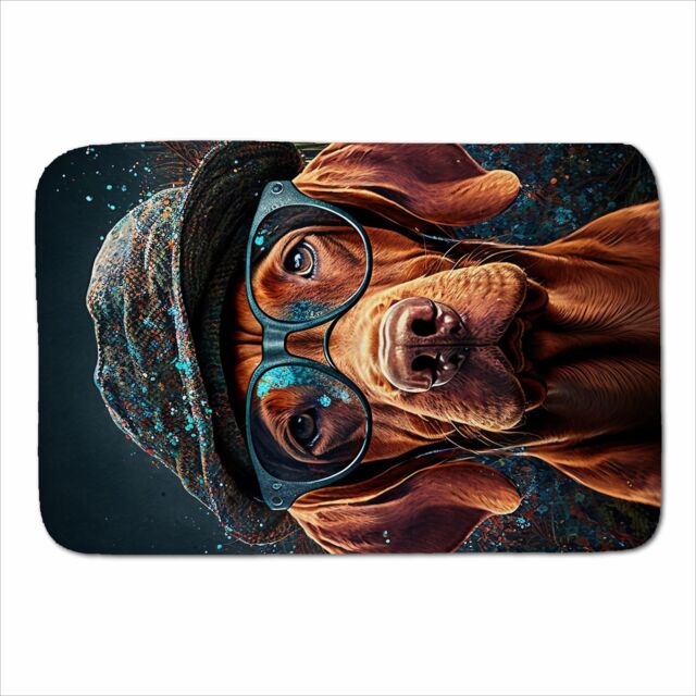 Warren Reed - Designer Hungarian Vizsla Dog Sherpa Blanket - Size: Large - image 1