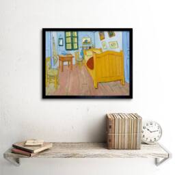 "Artery8 Vincent Van Gogh Bedroom Aires 1888 Home Decor 12x16"" Framed Art Print - Size: W12"" x H16""" - thumbnail 2