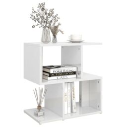 Berkfield Home Bedside Cabinets 2 pcs High Gloss White 50x30x51.5 cm Engineered Wood - thumbnail 4