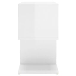 Berkfield Home Bedside Cabinets 2 pcs High Gloss White 50x30x51.5 cm Engineered Wood - thumbnail 6