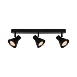 Nordlux Modern Indoor Spot Light Black Metal GU10 Adjustable Head - Mains Powered, IP20 - thumbnail 1