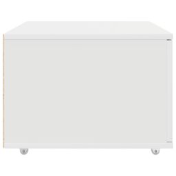 Berkfield Home Drawer Cabinet with Wheels White 55x45x33.5 cm Engineered Wood - thumbnail 6