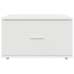Berkfield Home Drawer Cabinet with Wheels White 55x45x33.5 cm Engineered Wood - thumbnail 5
