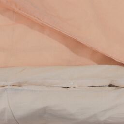 Berkfield Home Duvet Cover Set Pink 200x200 cm Cotton - thumbnail 4
